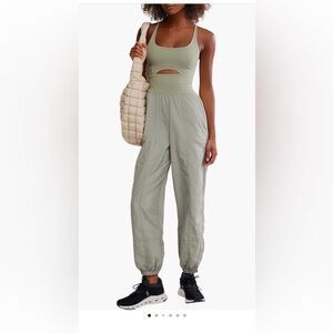 Olive Green FP Movement Jumpsuit